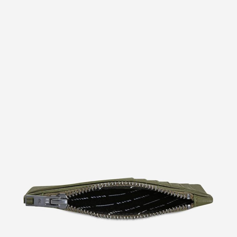 Extra Small Women Khaki Avoiding Things Wallet - Khaki Status Anxiety - Image 3