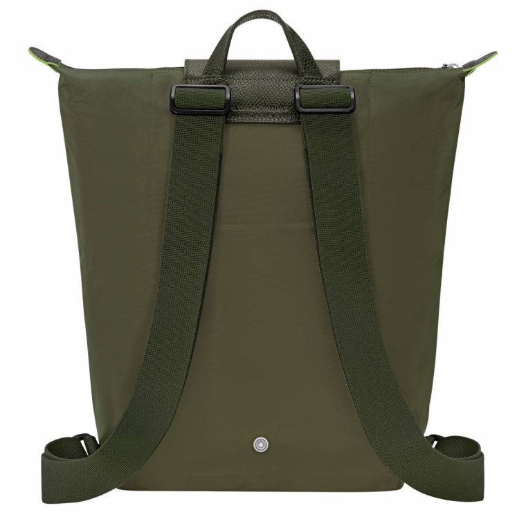 Forest Le Pliage Green M Backpack Forest - Canvas Women Longchamp Backpacks - Image 4