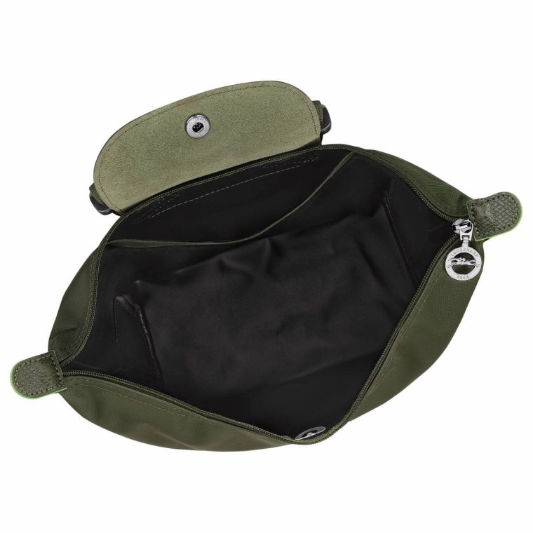 Forest Le Pliage Green M Backpack Forest - Canvas Women Longchamp Backpacks - Image 5
