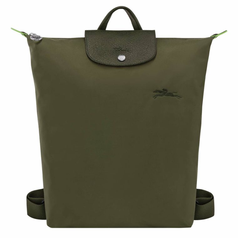 Forest Le Pliage Green M Backpack Forest - Canvas Women Longchamp Backpacks