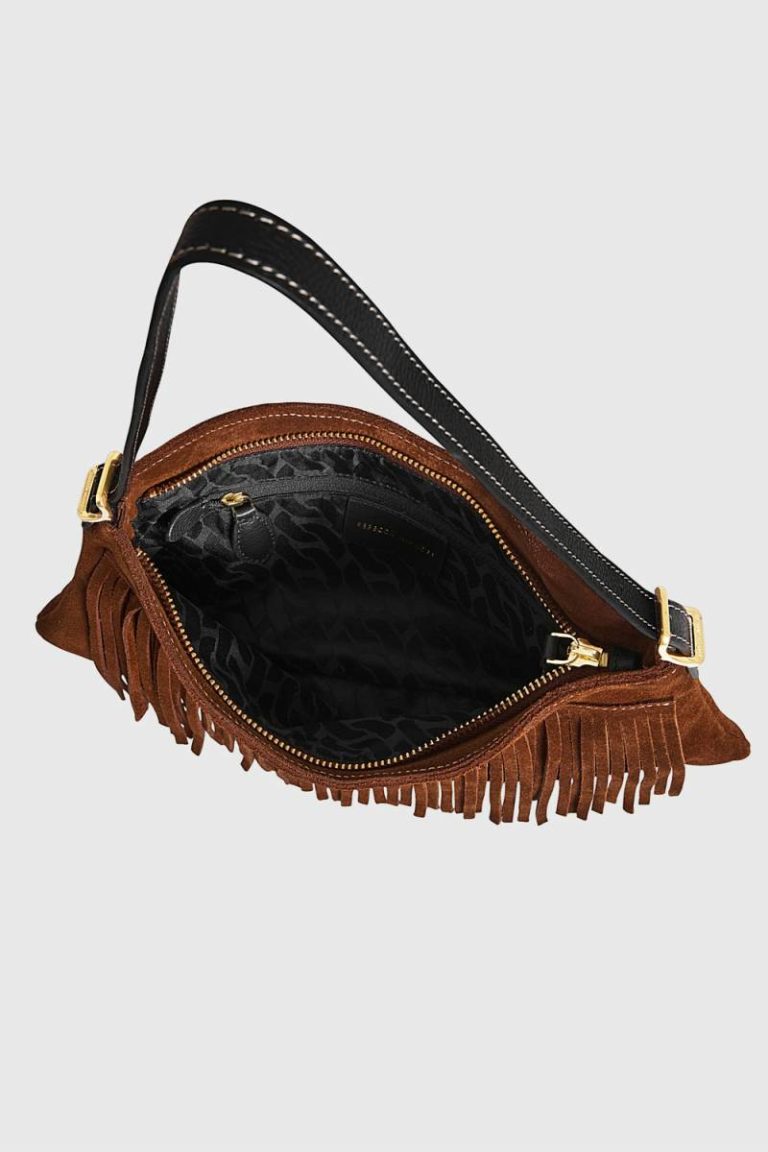 Fringe Baguette Rebecca Minkoff Fringe Baguette Women Cannella-Black - Image 3