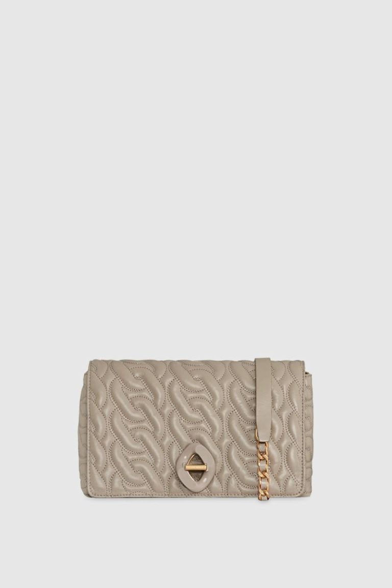 G Chain Quilt Crossbody Rebecca Minkoff Oyster Women Crossbody Bag
