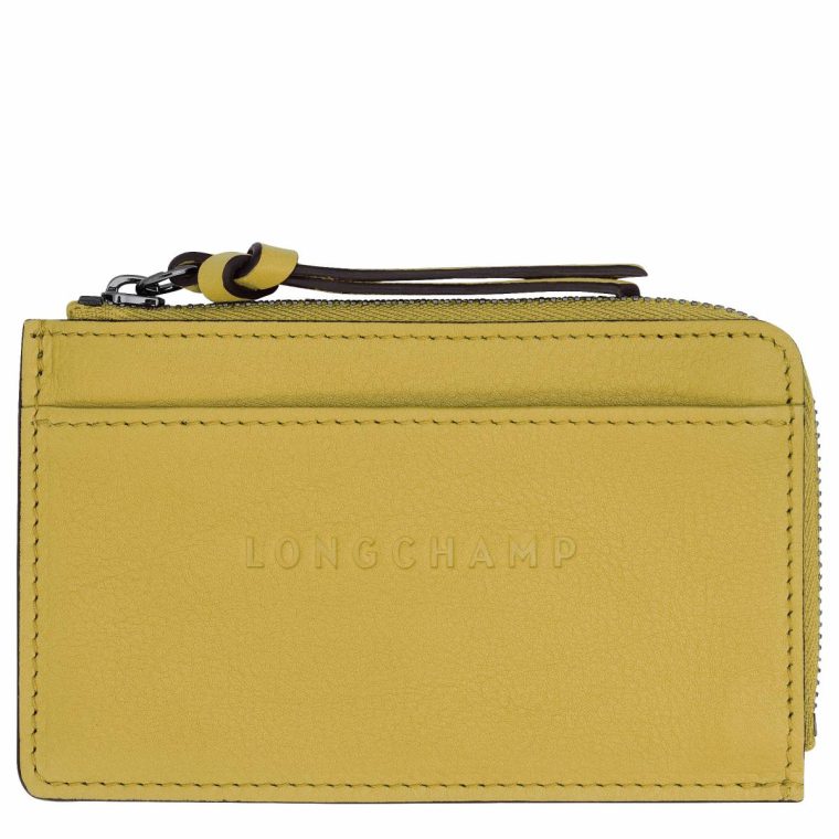 Ginger Cardholders & Coin Purses Longchamp 3D Card Holder Ginger - Leather Women