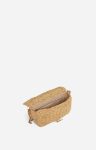 Gold Raphia Medium Moon Bag Made In Madagascar Vanessa Bruno Crossbody Bags Women - Image 3