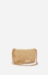 Gold Raphia Medium Moon Bag Made In Madagascar Vanessa Bruno Crossbody Bags Women - Image 5