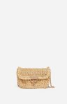 Gold Raphia Medium Moon Bag Made In Madagascar Vanessa Bruno Crossbody Bags Women