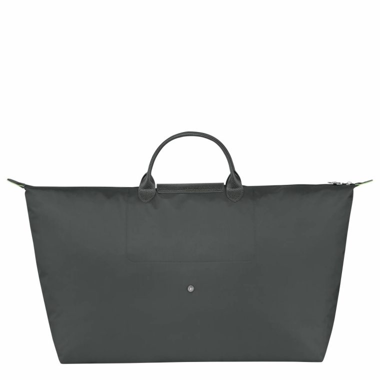Graphite Women Travel Bags Longchamp Le Pliage Green Xl Travel Bag Graphite - Recycled Canvas - Image 3