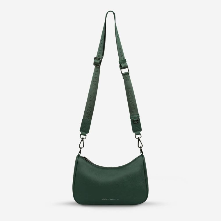 Green Status Anxiety Look Both Ways Bag - Green Women Handbags - Image 3