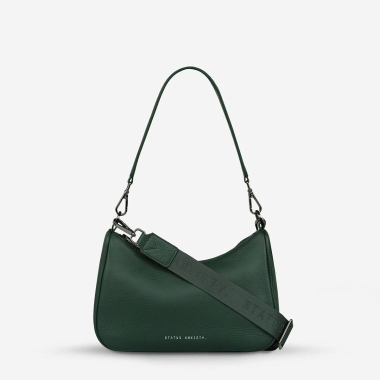 Green Status Anxiety Look Both Ways Bag - Green Women Handbags - Image 5