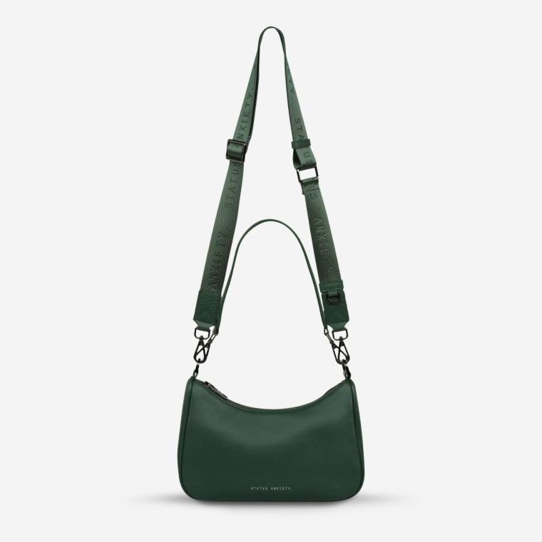 Green Status Anxiety Look Both Ways Bag - Green Women Handbags