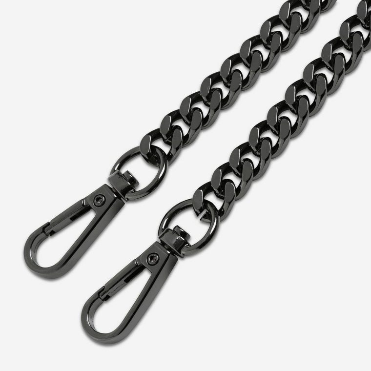 Gunmetal Women Chain Strap - Gunmetal Status Anxiety Bag Straps - Image 2