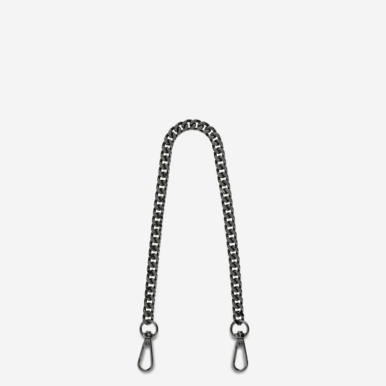 Gunmetal Women Chain Strap - Gunmetal Status Anxiety Bag Straps