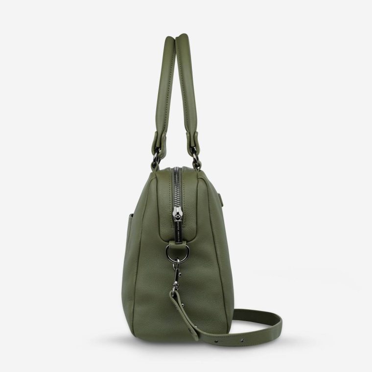 Handbags Khaki Women Status Anxiety Last Mountains Bag - Khaki - Image 4