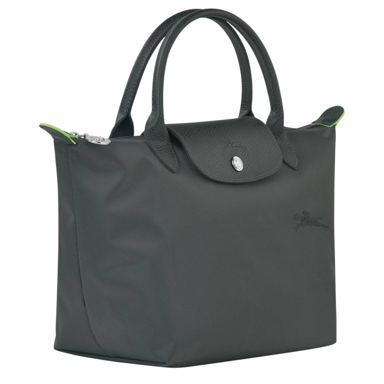 Handbags Le Pliage Green S Handbag Graphite - Recycled Canvas Women Graphite Longchamp - Image 2