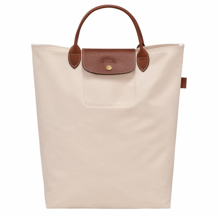 Handbags Le Pliage Original M Tote Bag Paper - Canvas Longchamp Paper Women