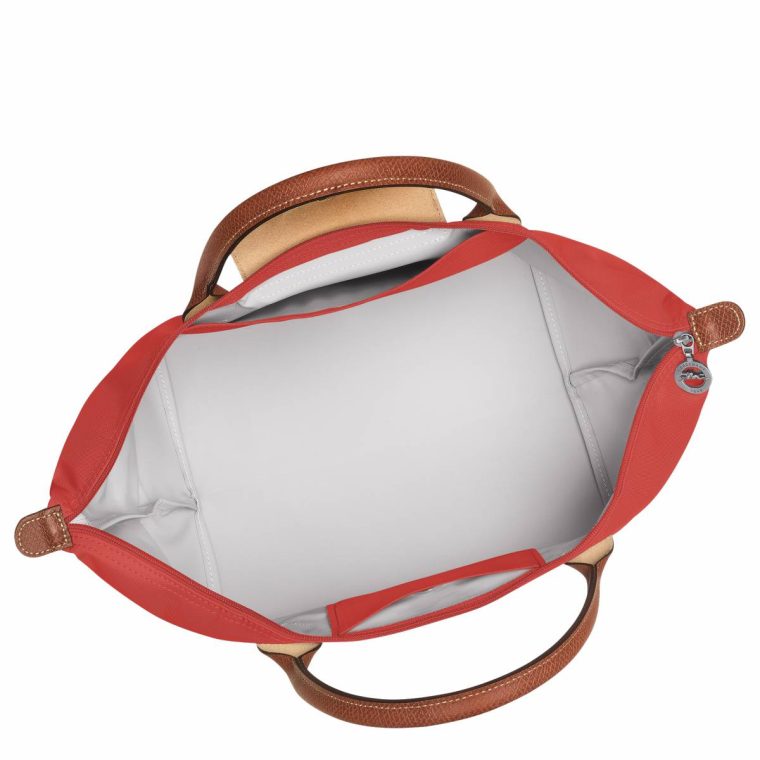 Handbags Longchamp Women Tomato Le Pliage Original M Handbag Tomato - Recycled Canvas - Image 3