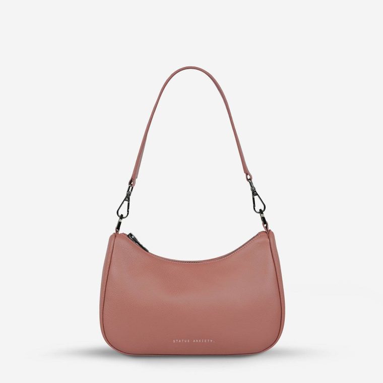 Handbags Status Anxiety Women Dusty Rose Look Both Ways Bag - Dusty Rose - Image 4