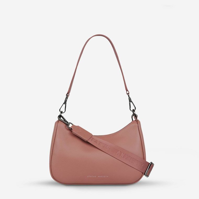 Handbags Status Anxiety Women Dusty Rose Look Both Ways Bag - Dusty Rose - Image 5