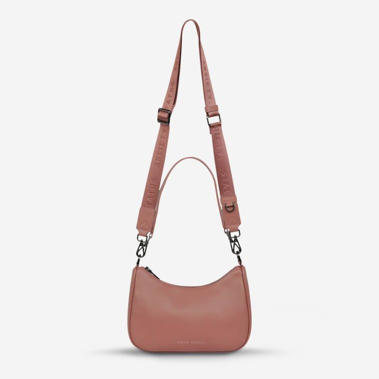 Handbags Status Anxiety Women Dusty Rose Look Both Ways Bag - Dusty Rose