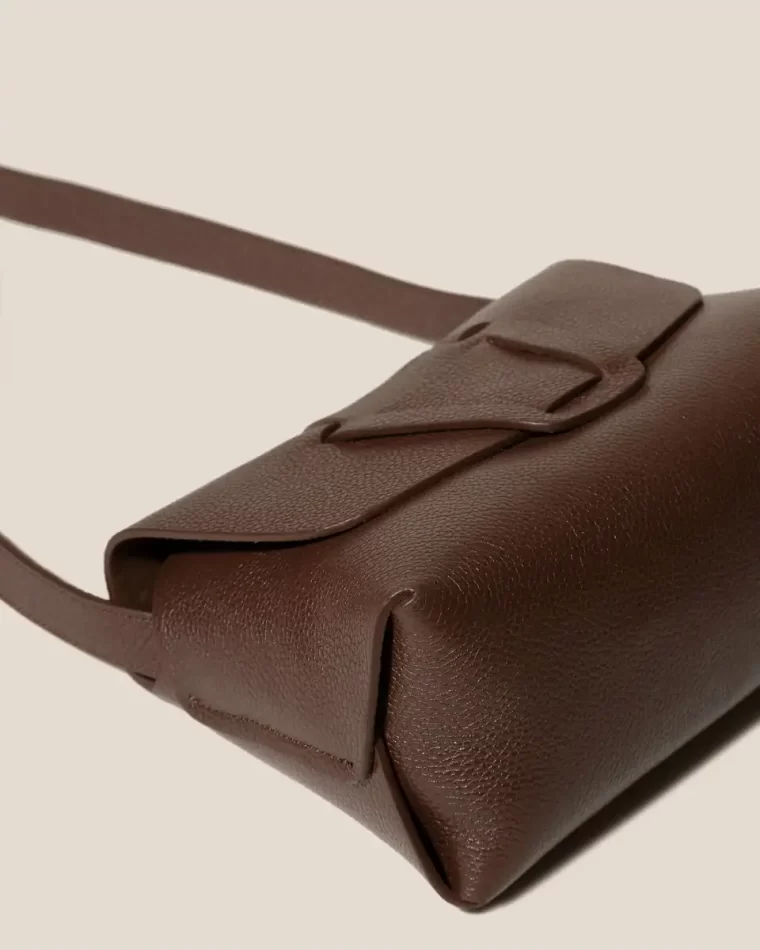 Hereu Mabra Grainy - Woven Detailed Crossbody Bag Women Crossbody Bags Chestnut - Image 4