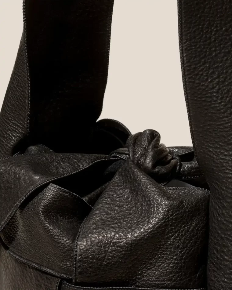 Hereu Shoulder Bags Women Bena Bag - Interlaced Shoulder Bag Black - Image 2