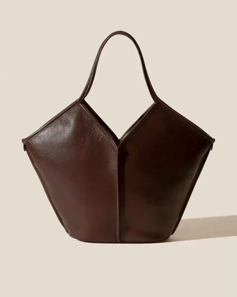 Hereu Women Dark Brown Calella Distressed - Leather Tote Bag Shoulder Bags - Image 2
