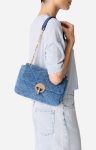 Indigo Large Bag Moon In Linen Made In Italy Quilted Bags Vanessa Bruno Women - Image 3