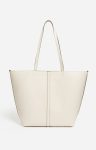 Ivory Shoulder Bags Large Leather Daily Tote In Cowhide Leather Vanessa Bruno Women