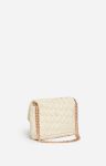 Ivory Women Vanessa Bruno Medium Braided Leather Moon Bag In Lambskin Leather Crossbody Bags - Image 5