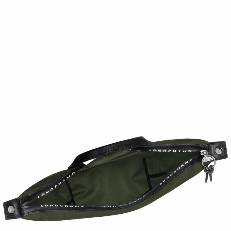 Khaki Backpacks Longchamp Women Le Pliage Energy L Backpack Khaki - Recycled Canvas - Image 4