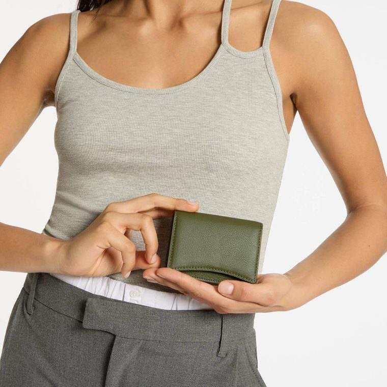 Khaki Extra Small Lumen Wallet - Khaki Women Status Anxiety - Image 5