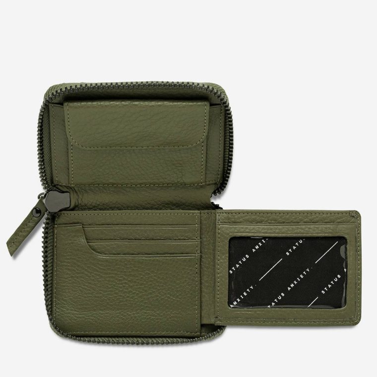 Khaki Small Status Anxiety Wayward Wallet - Khaki Women - Image 4