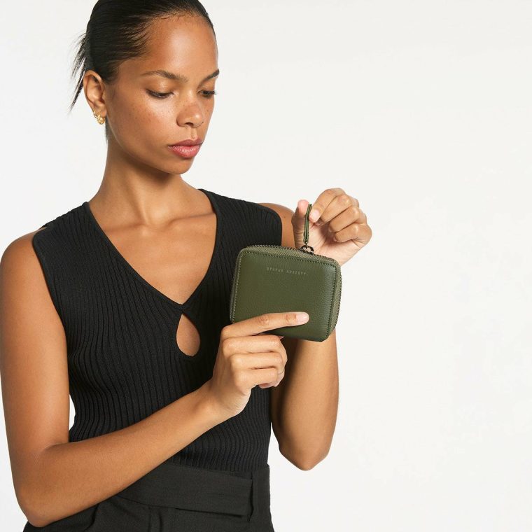 Khaki Small Status Anxiety Wayward Wallet - Khaki Women - Image 5