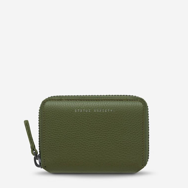 Khaki Small Status Anxiety Wayward Wallet - Khaki Women