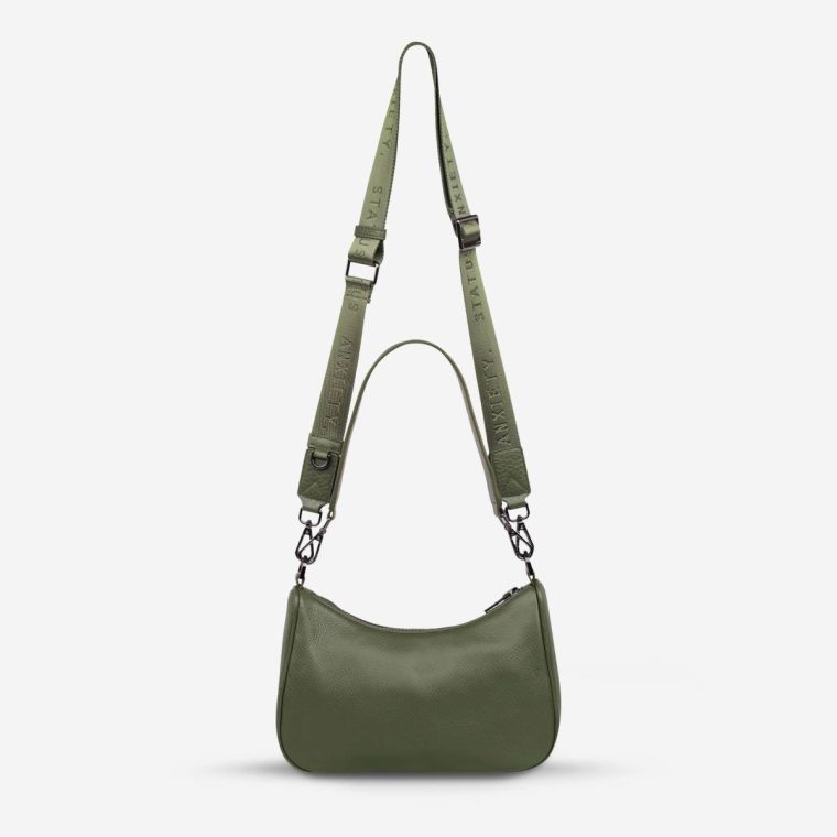 Khaki Status Anxiety Handbags Look Both Ways Bag - Khaki Women - Image 2