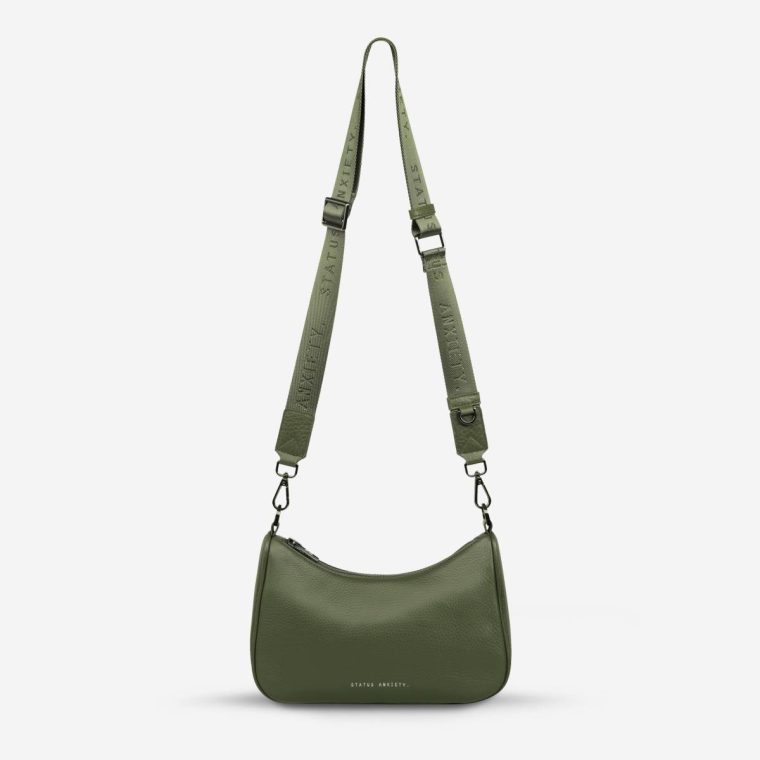 Khaki Status Anxiety Handbags Look Both Ways Bag - Khaki Women - Image 3