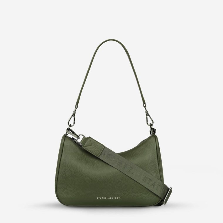 Khaki Status Anxiety Handbags Look Both Ways Bag - Khaki Women - Image 5