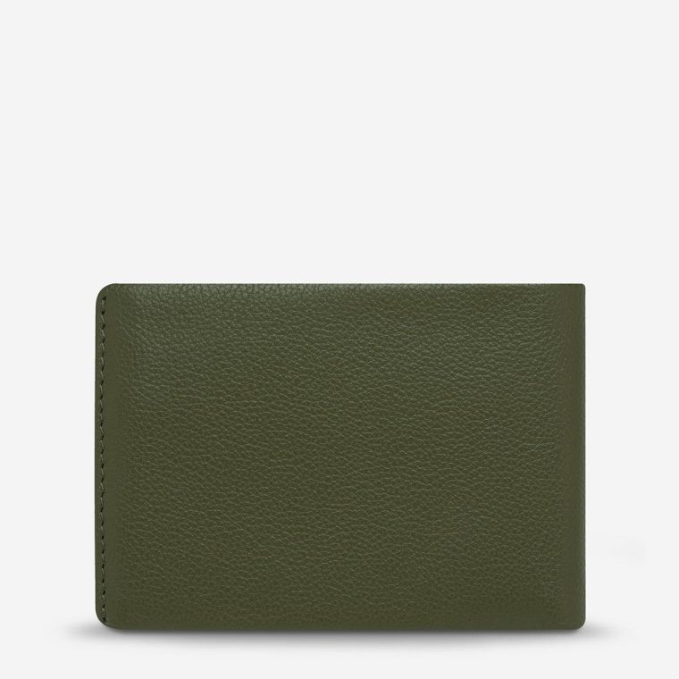 Khaki Status Anxiety Men Jonah Wallet - Khaki Bi-Fold - Image 2