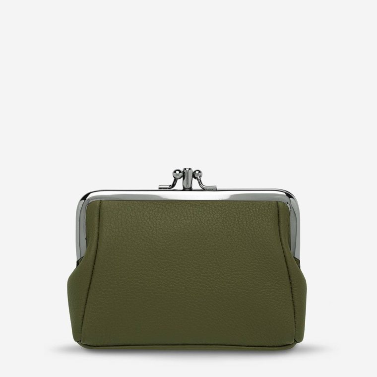 Khaki Women Status Anxiety Volatile Wallet - Khaki Small - Image 2