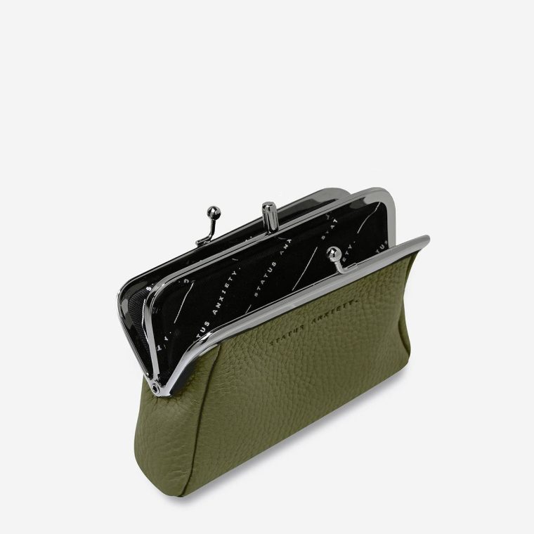 Khaki Women Status Anxiety Volatile Wallet - Khaki Small - Image 3
