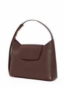 Kitten Pebbled Leather Dark Brown Women Elleme Envelope Brown - Image 3