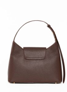 Kitten Pebbled Leather Dark Brown Women Elleme Envelope Brown - Image 4