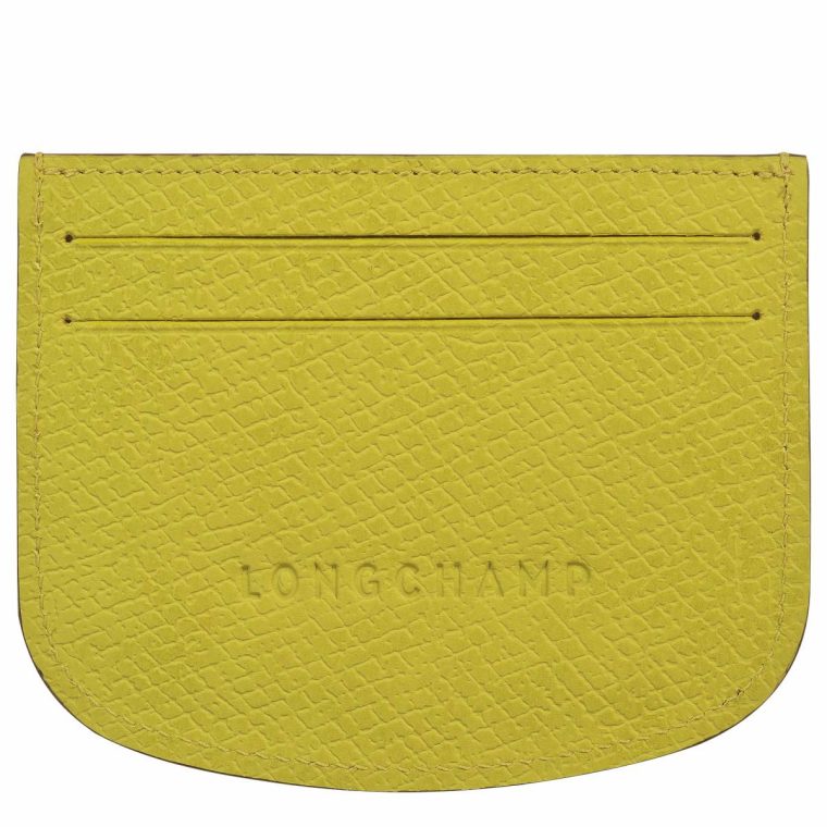 Kiwi Green Épure Card Holder Kiwi Green - Leather Women Cardholders & Coin Purses Longchamp - Image 2