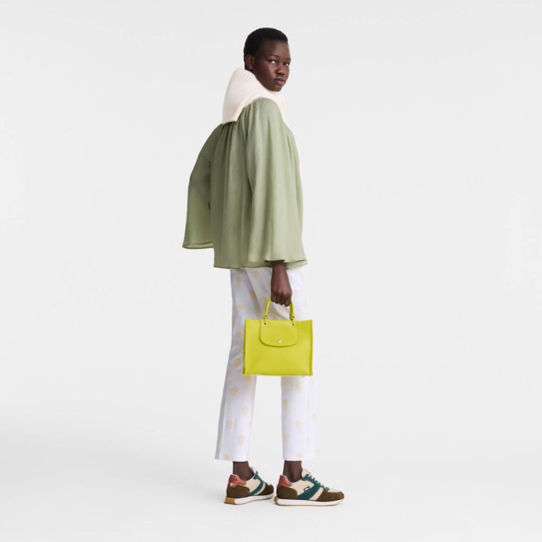 Kiwi Green Leather Bags Cabas Longchamp S Handbag Kiwi Green - Leather Women - Image 2