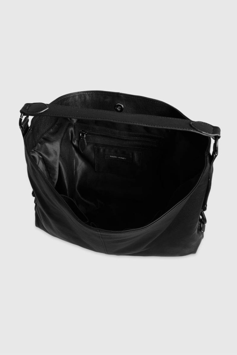 Large Buckle Hobo Black Women Rebecca Minkoff Hobo Bag - Image 3