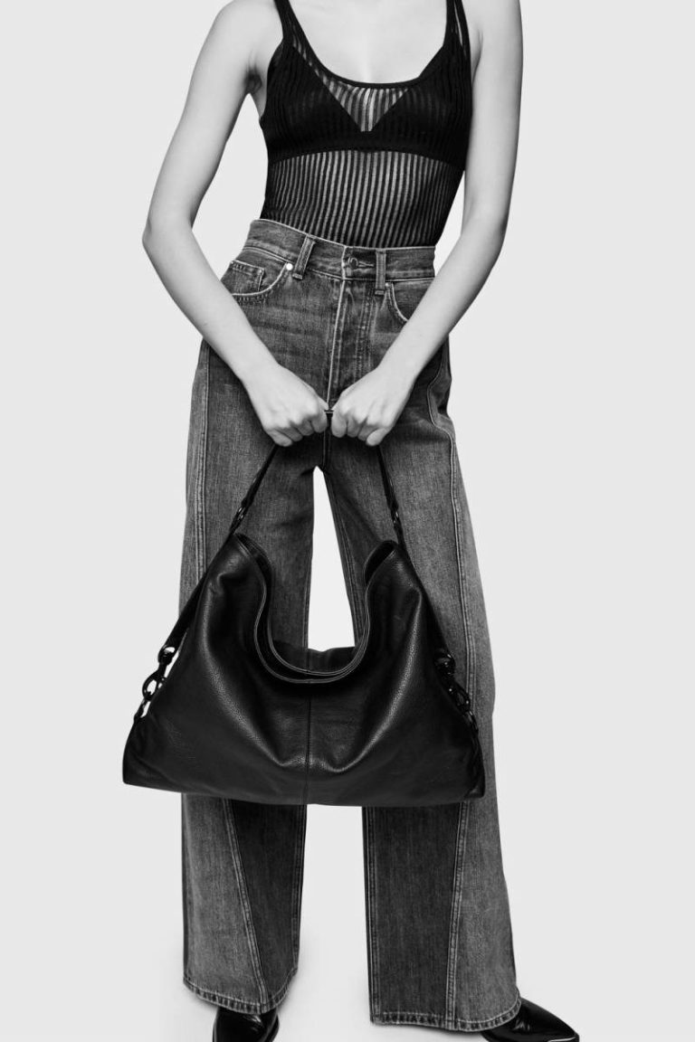 Large Buckle Hobo Hobo Bag Women Camel Rebecca Minkoff - Image 4