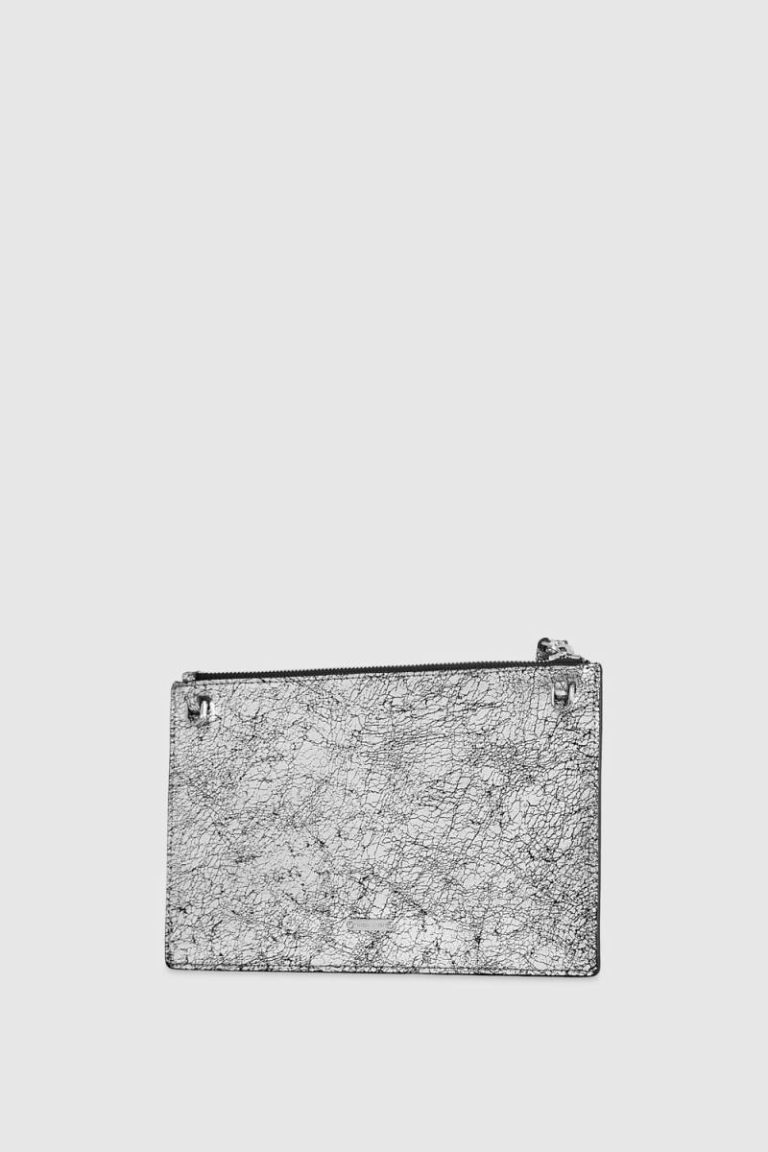 Large Pouch Rebecca Minkoff Clutch Women Silver - Image 2