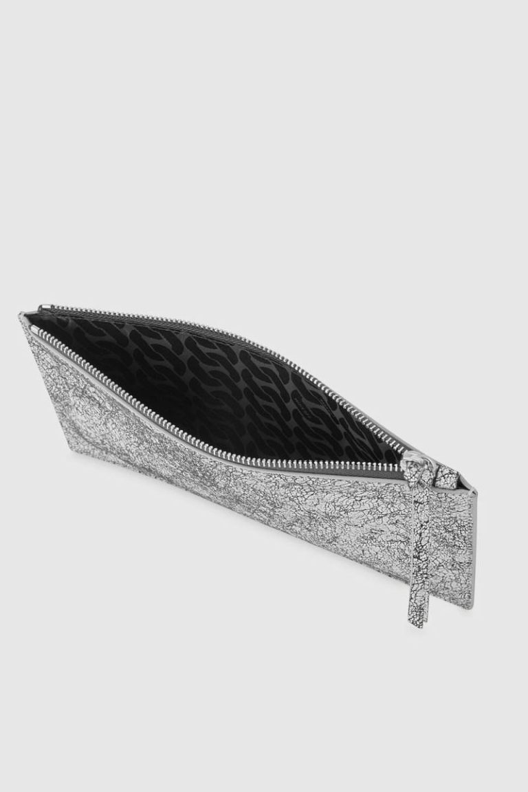 Large Pouch Rebecca Minkoff Clutch Women Silver - Image 3
