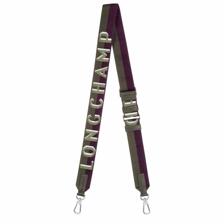 Laurel Women Longchamp Shadow Shoulder Strap Laurel - Canvas Shoulder Straps