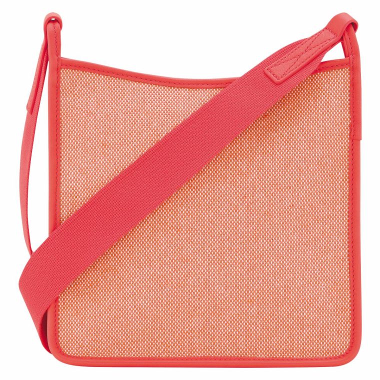 Le Foulonné S Crossbody Bag Tomato - Canvas Women Tomato Crossbody Bags Longchamp - Image 4
